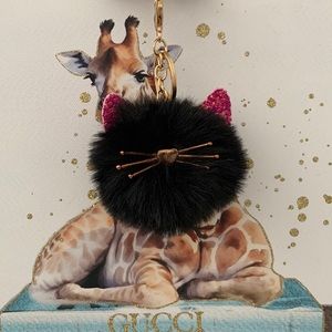 4/$20 NEW Black Cat Keychain